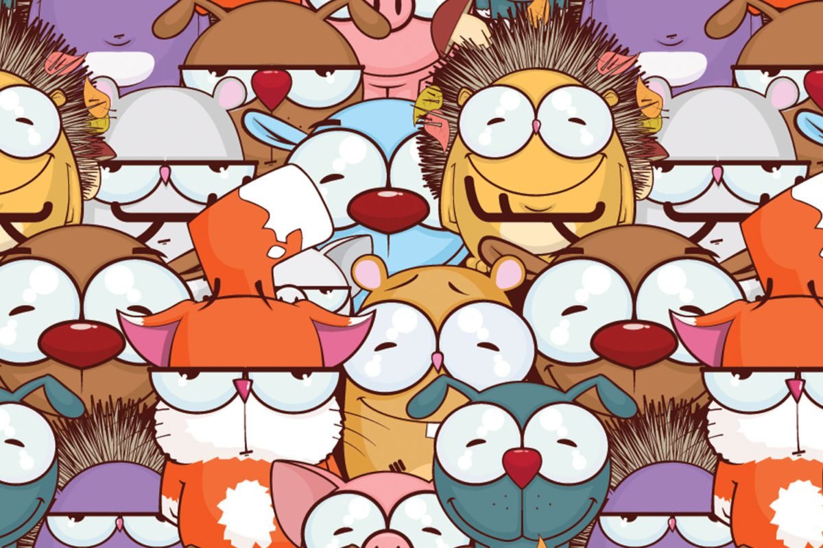 Cartoon Animals | Print A Wallpaper