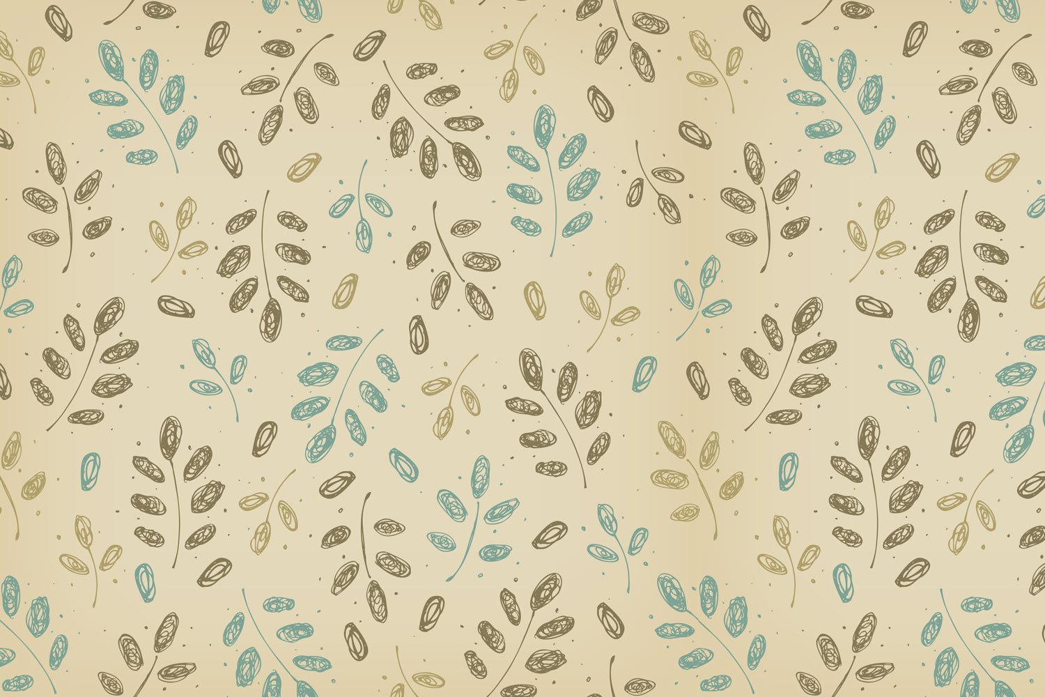 Neutral Leaves Print A Wallpaper