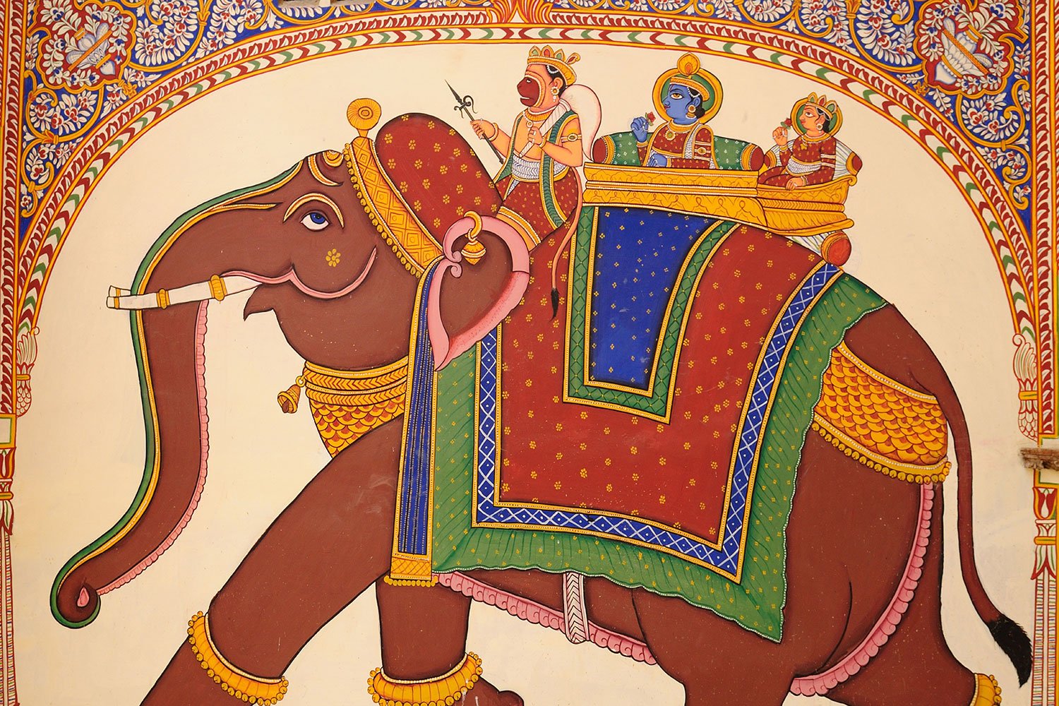 Rajasthani Elephant. 